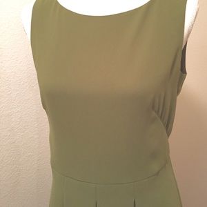 Ann Taylor Green Dress Size 6 Gently Worn